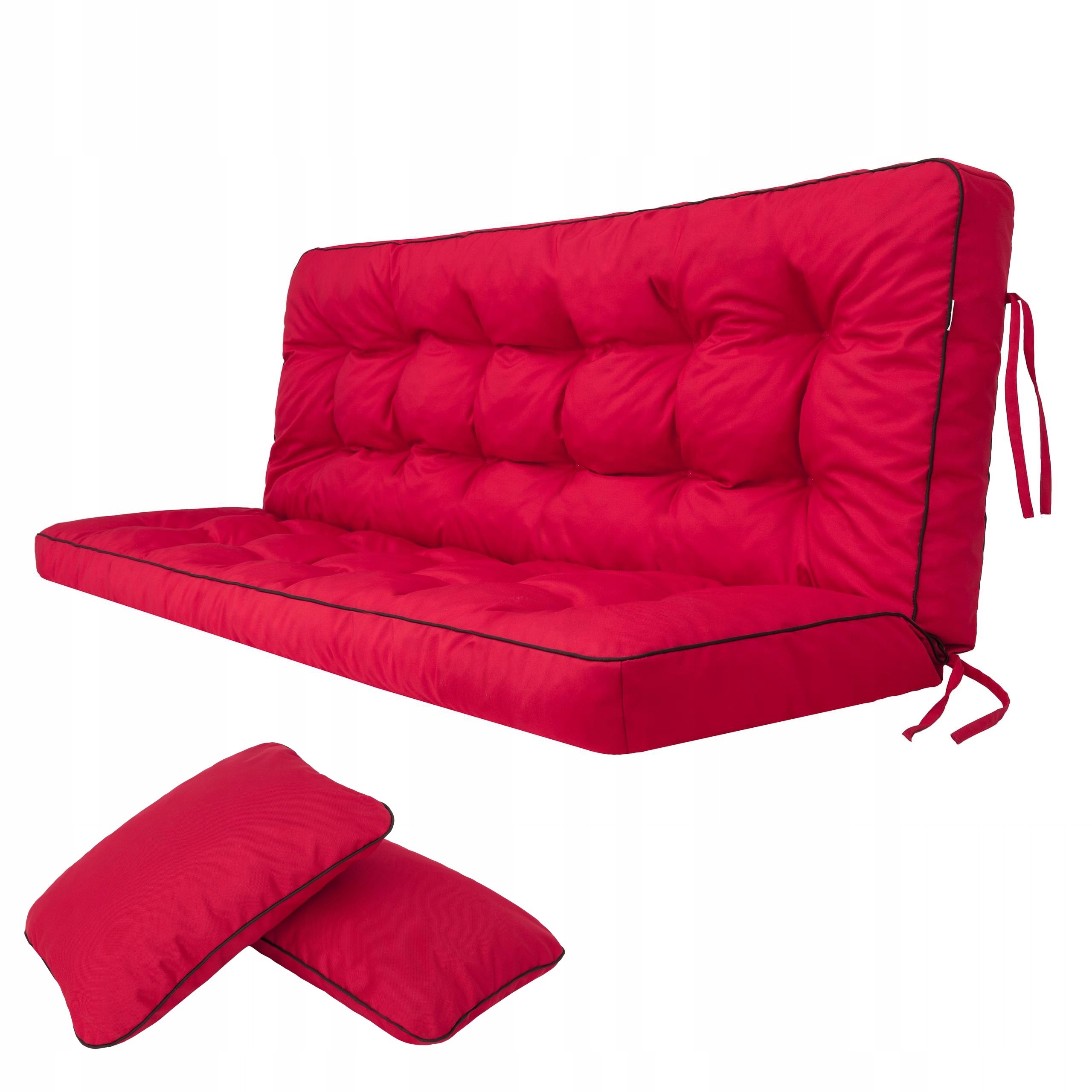 Poduszka na Huśtawkę na Ławkę Ogrodową 150 cm Gruba Wodoodporna 2 Jaśki