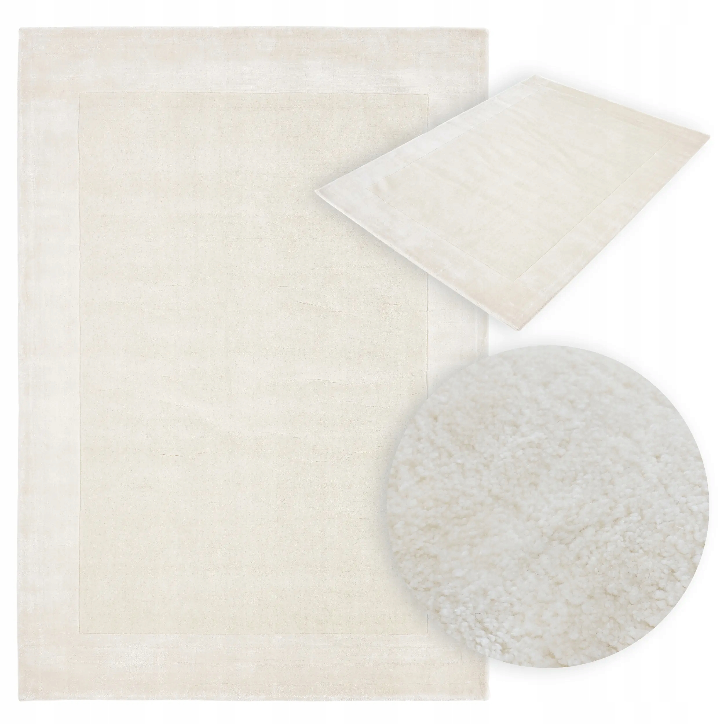 Dywan Aspen Cream do salonu kremowy indyjski 200 x 290 Arte