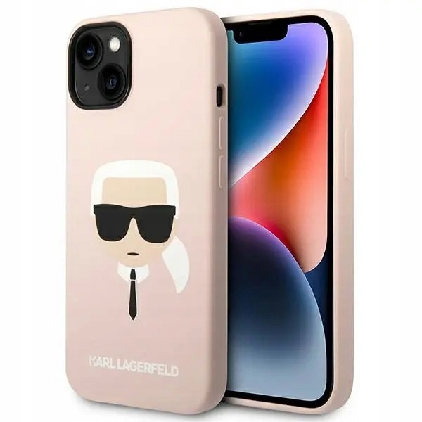 Etui Karl Lagerfeld Silicone Karl's Head MagSafe na iPhone 14 Plus Karl