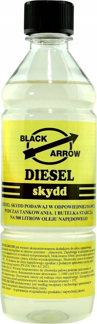 

Skydd 0.5L Dodatek do diesla On Black Arrow Diesel