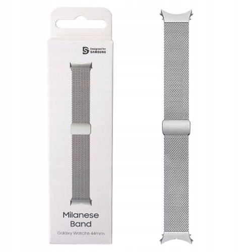 Náramek Milánský Tah Band Řemínek Pro Hodinky Samsung Watch 6 44 mm Stříbrný