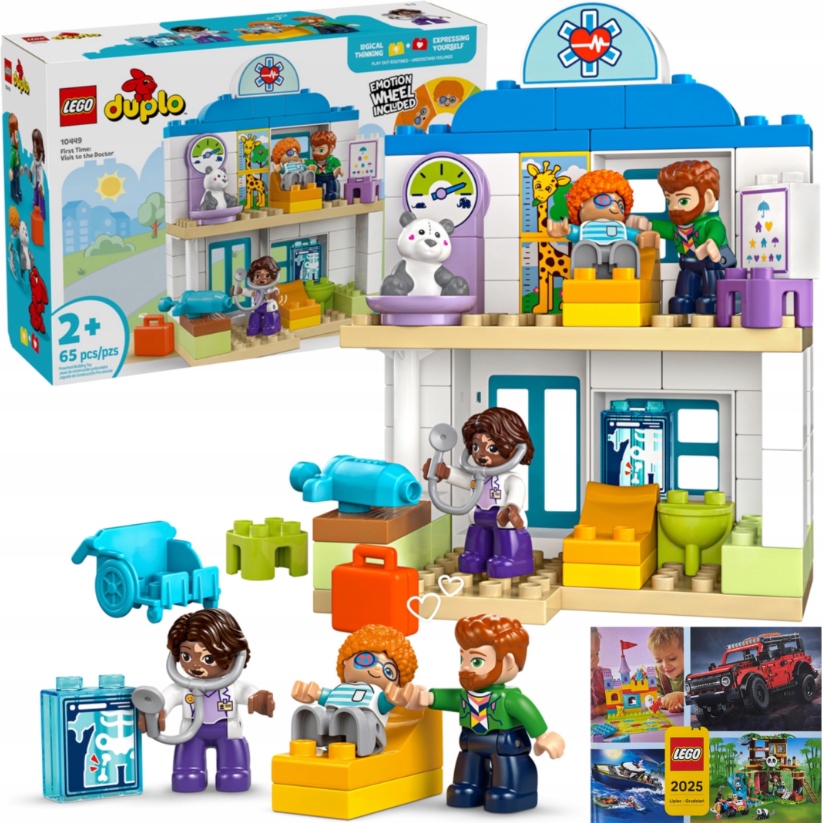 Lego Duplo Pierwsza Wizyta U Lekarza Szpital Doktor Lekarz Pielegniarka