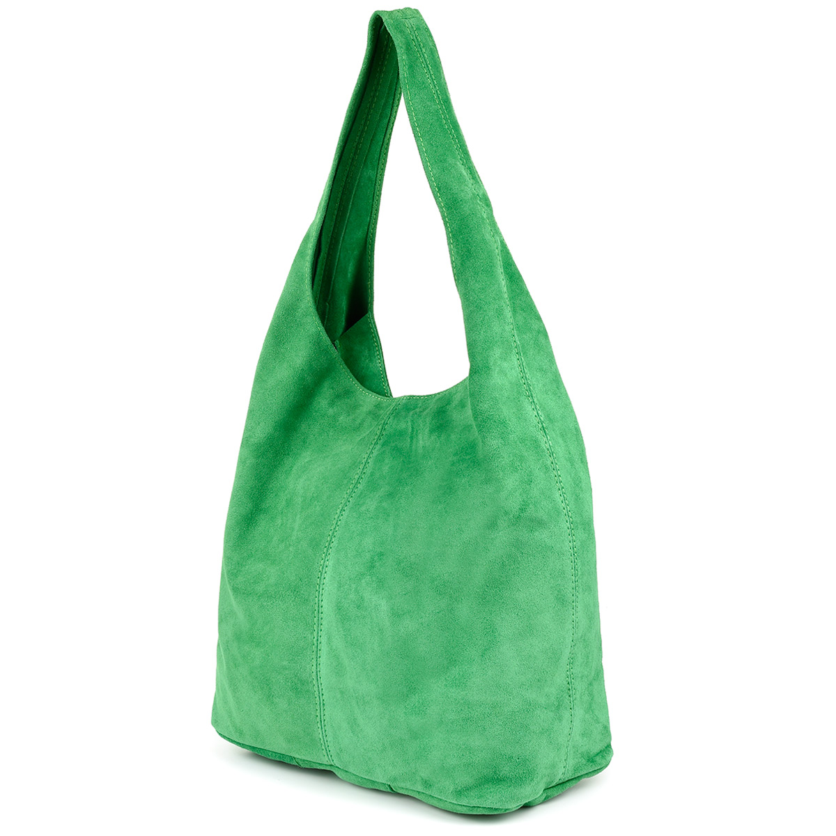 Dámská kožená kabelka velká shopperka klasická prostorná A4 do školy