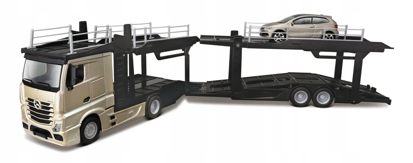 Kamion s návěsem Multicar Carrier M-b Actros Vw Polo Gti Mark 5