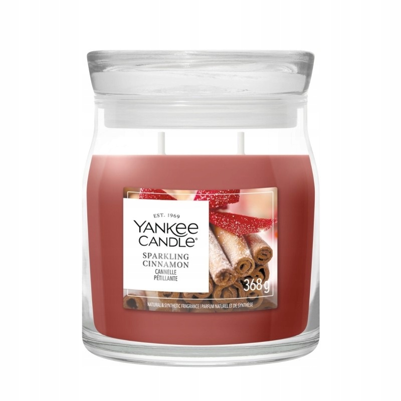 Vonná svíčka sójová Sparkling Cinnamon Yankee Candle 368 g