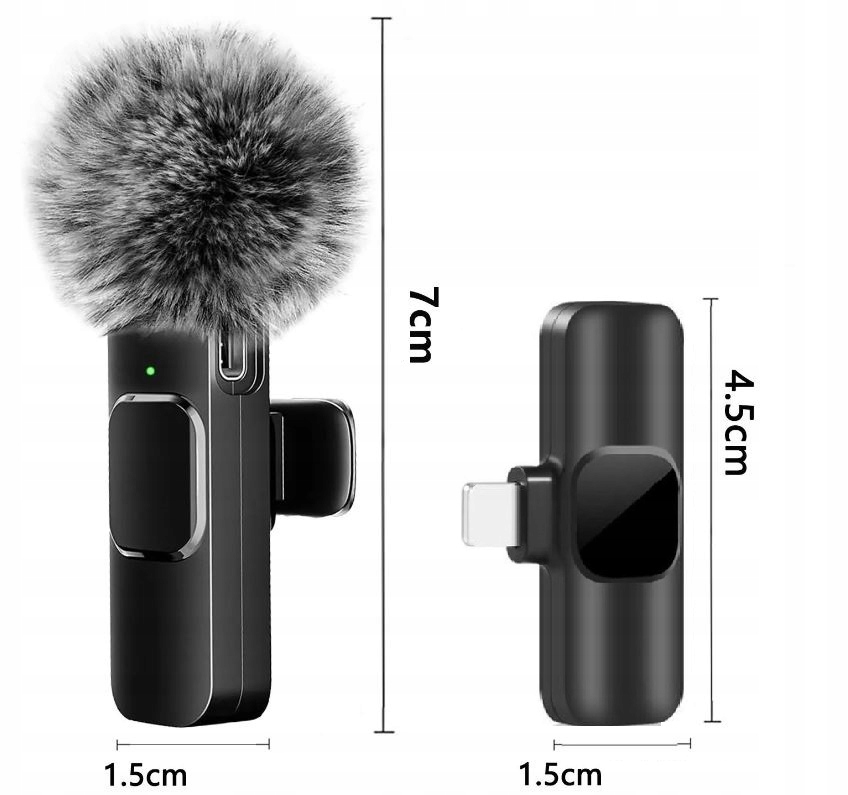 MIKROFON KRAWATOWY BEZPRZEWODOWY IOS IPHONE Model brak