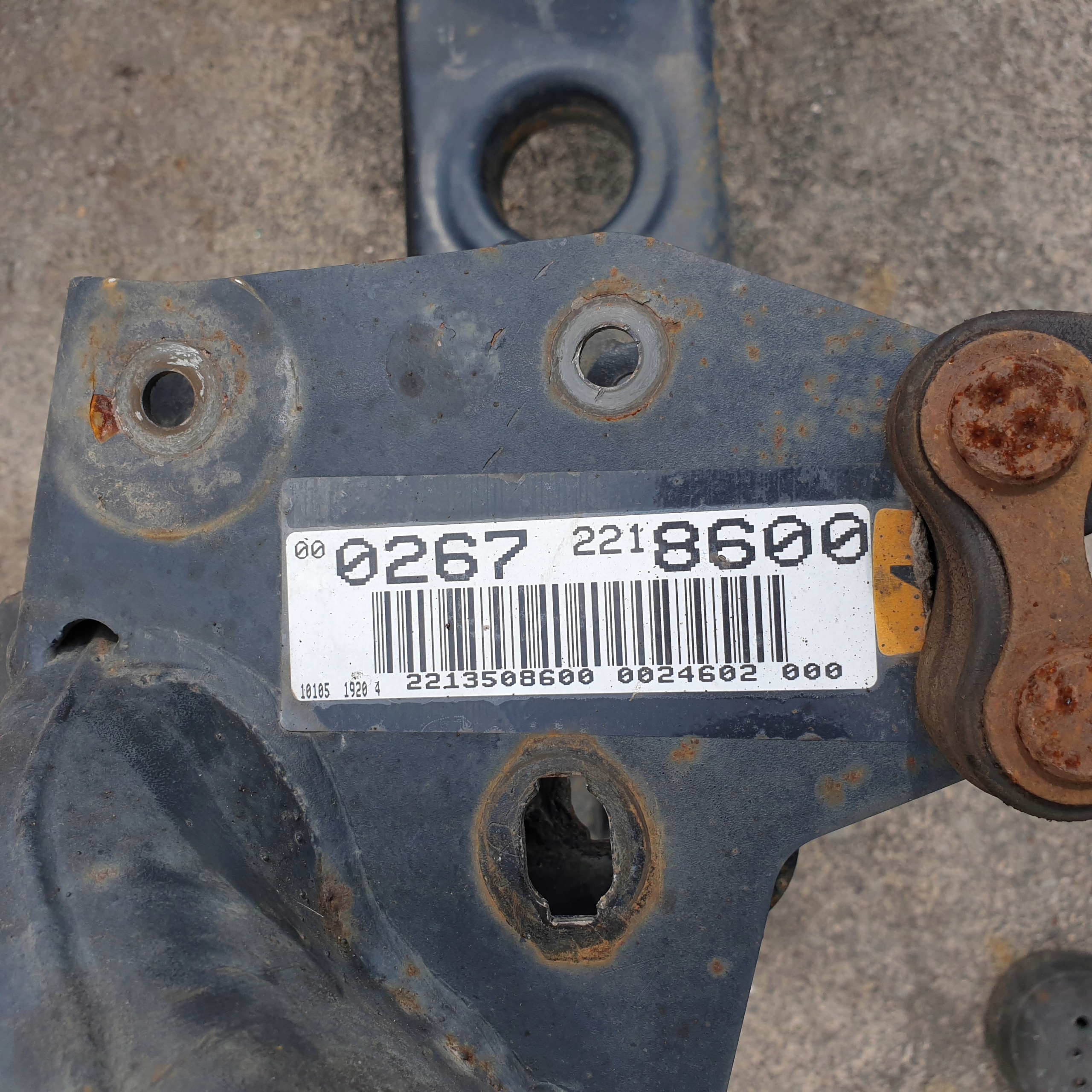 subframe axle beam axle beam springing rear MERCEDES W221 S klasa OE
