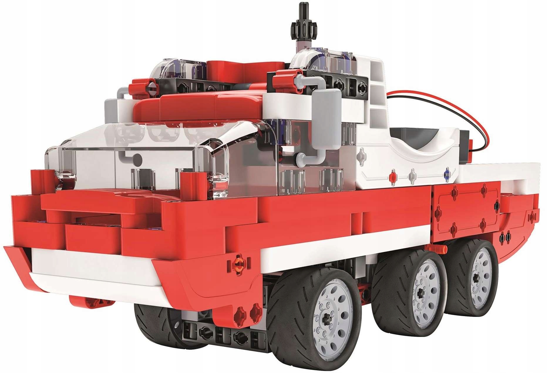 Clementoni Mechanics Naukowa Zabawa Samochód strażacki 540 elementów Marka Clementoni