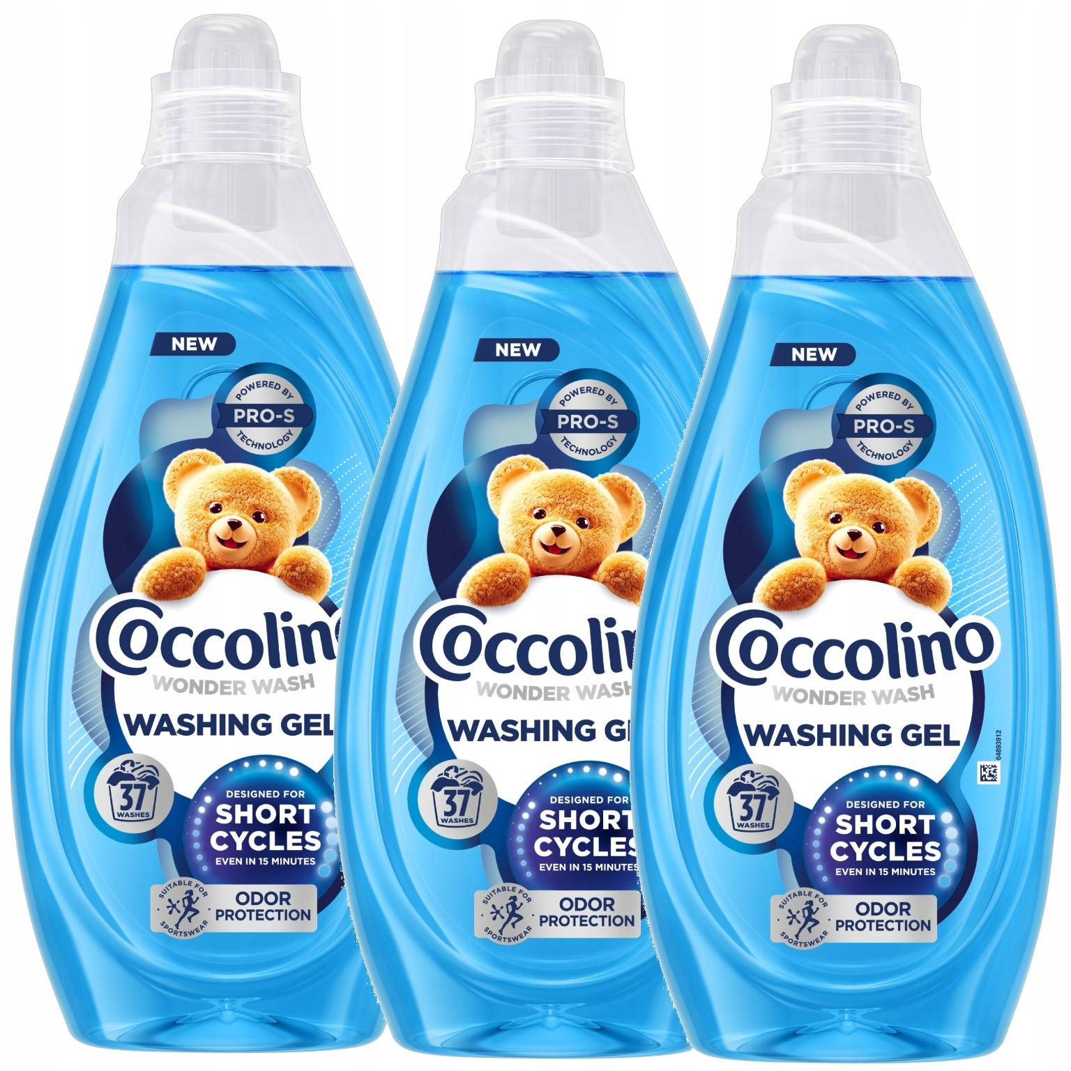 Levně Coccolino Wonder Wash 3x 1,48 l Ochrana proti zápachu