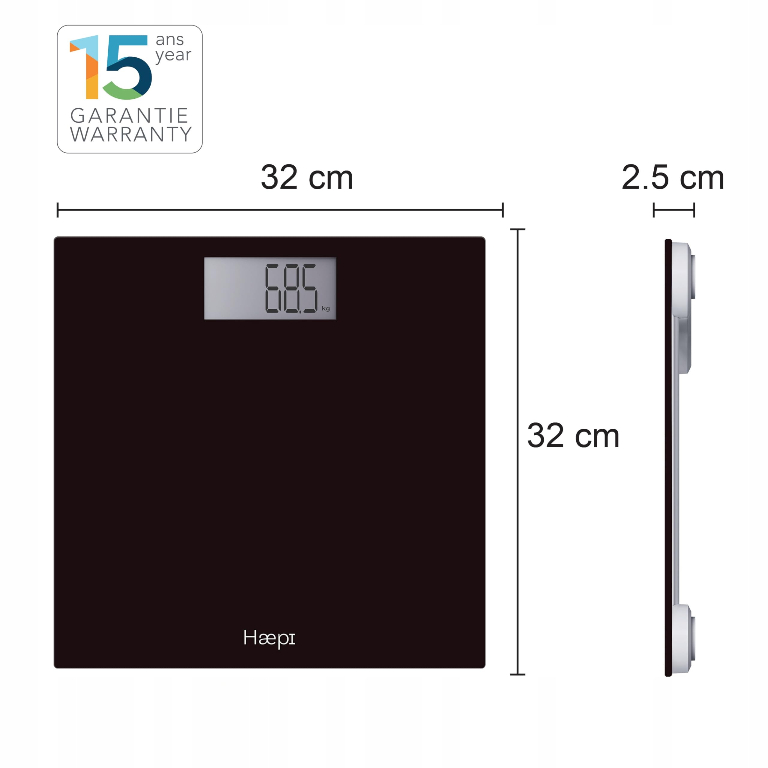 HAEPI Waga Osobowa 180kg z Bateriami — miniatura 5
