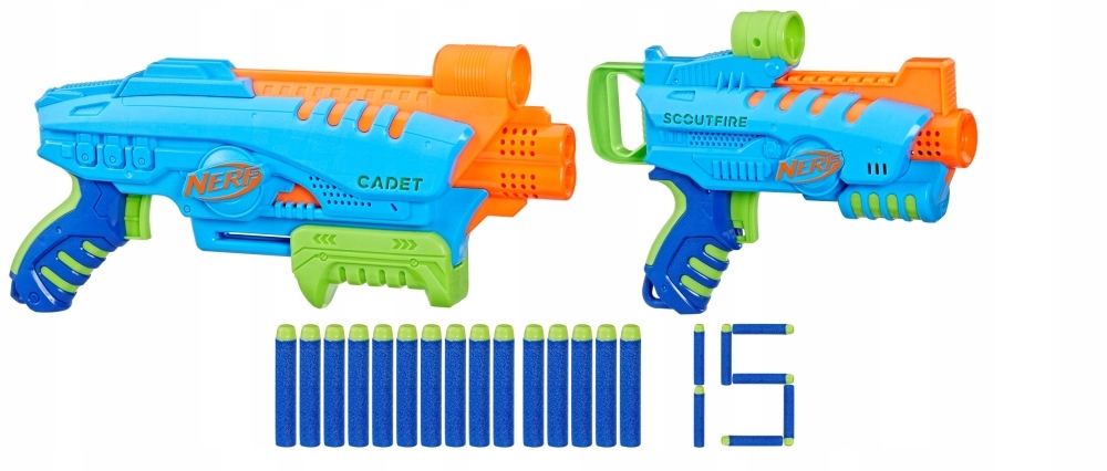 

Nerf Elite Junior Dwie wyrzutnie Ultimate F6369
