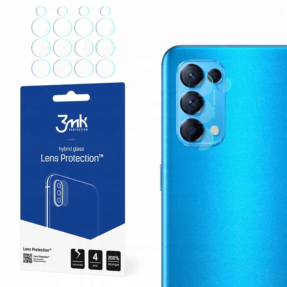 

Szkło hybrydowe na aparat do Oppo Reno 5 3mk Lens