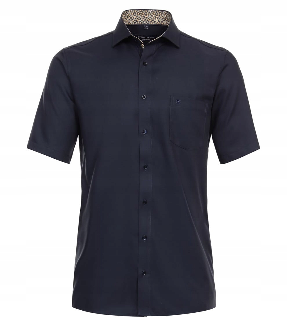 Velká pánská košile Elegantní Hladká Modrá 9700 Casamoda