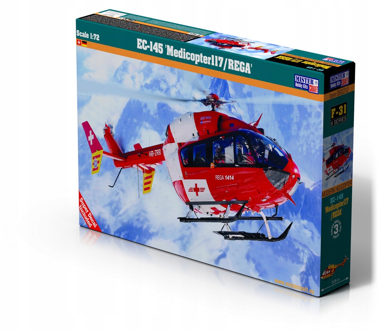 Vrtulník F31 EC-145 'Medicopter117/REGA', 1:72