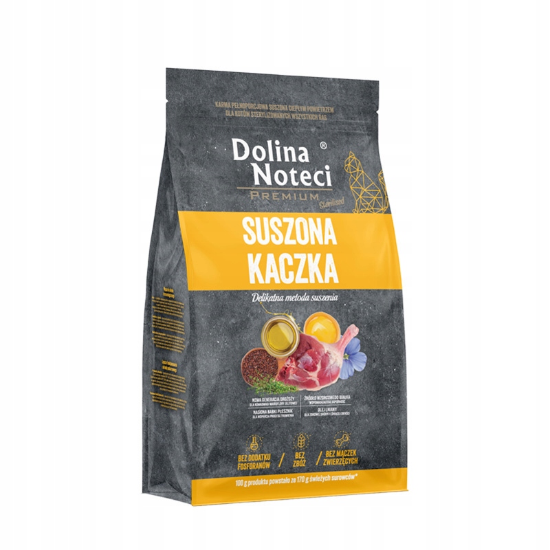 Levně Dolina Noteci Dolina Noteci Premium Sušené Krmivo Sterilizované Kachna 2kg