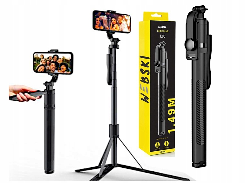 Velmi dlouhý stativ na kameru Selfie Stick