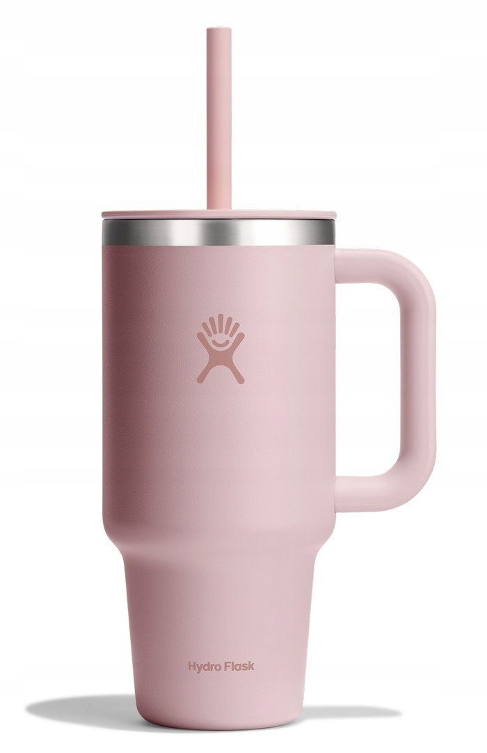 Termálny Hrnček Hydro Flask All Around Travel 950 ml Ružový s držadlom