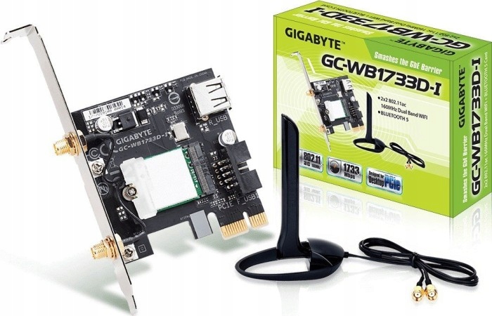 GC-WB1733D-I Gigabyte WiFi a Bluetooth karta Intel Ac
