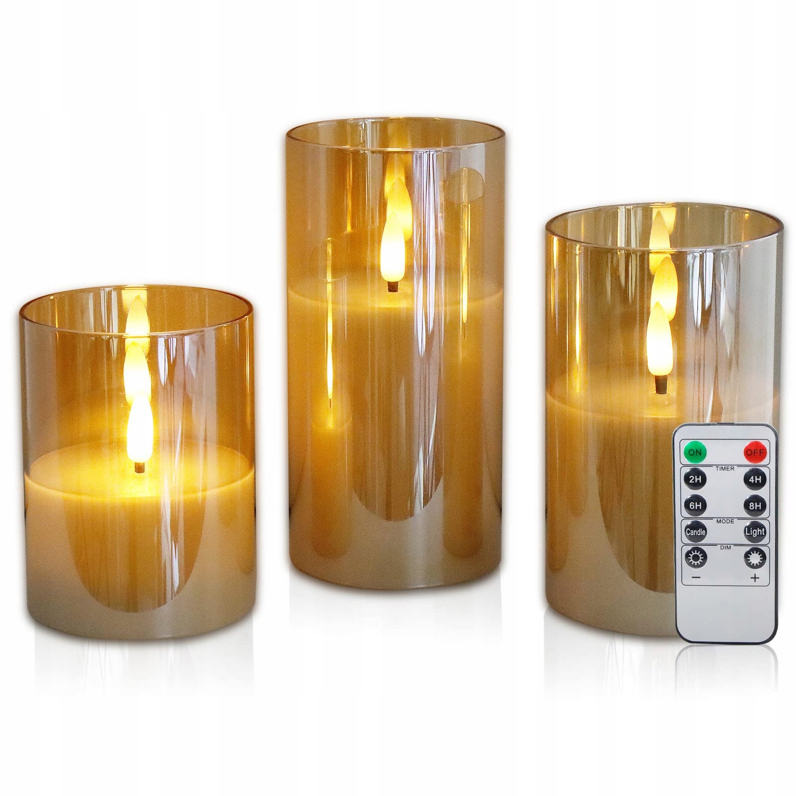 Świeca LED parafinowa CCLIFE 5 szt.