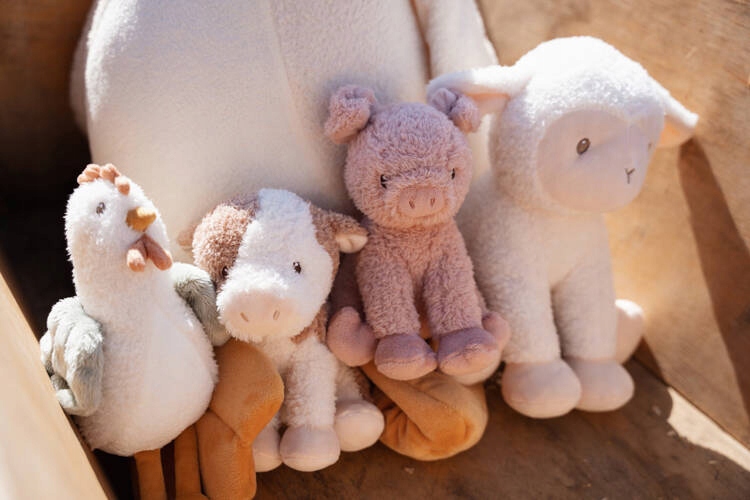 Little Dutch Przytulanka Krówka Little Farm 25 cm dla dzieci Płeć chłopcy dziewczynki