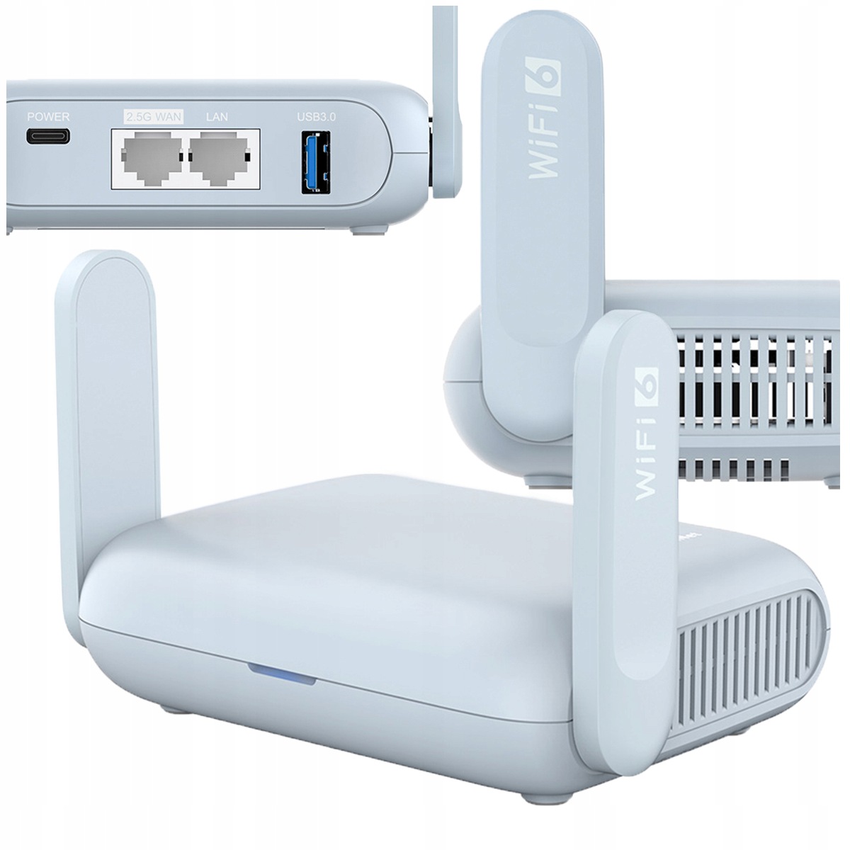 Router podróżny GL.iNet Beryl Ax GL-MT3000 WiFi 6 AX3000 Vpn OpenWrt