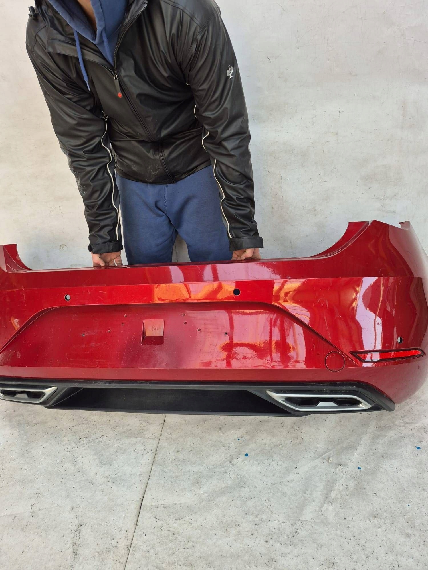 SEAT LEON IV 4 HB FR 20- bumper rear part rear 6XPDC 5FA807421A