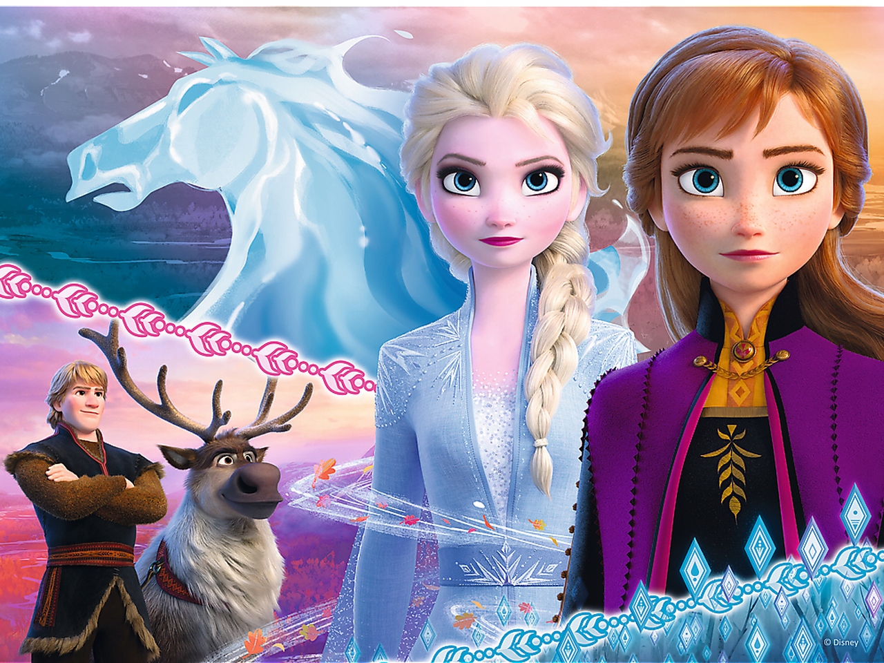 TREFL Puzzle 30 elementów FROZEN II KRAINA LODU ELZA Anna 18253 Nazwa TREFL Puzzle 30 FROZEN II KRAINA LODU 18253