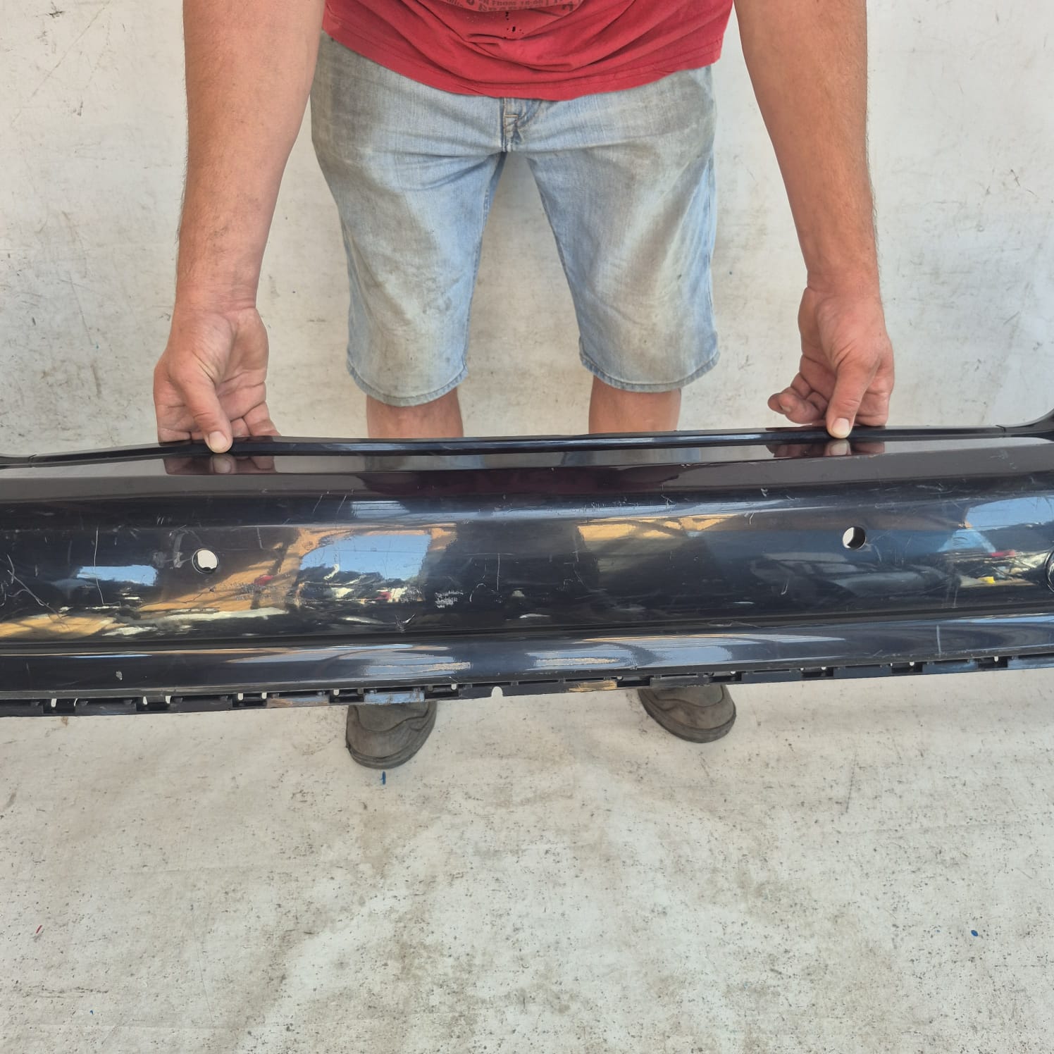 AUDI A4 B8 8K KOMBI LIFT 11-15 bumper rear part rear 4XPDC