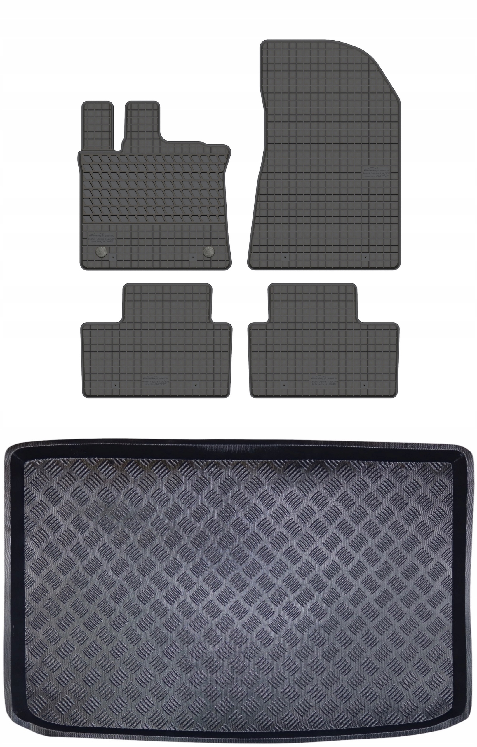 Koberce nosič pro: Renault Captur II 2019- crossover