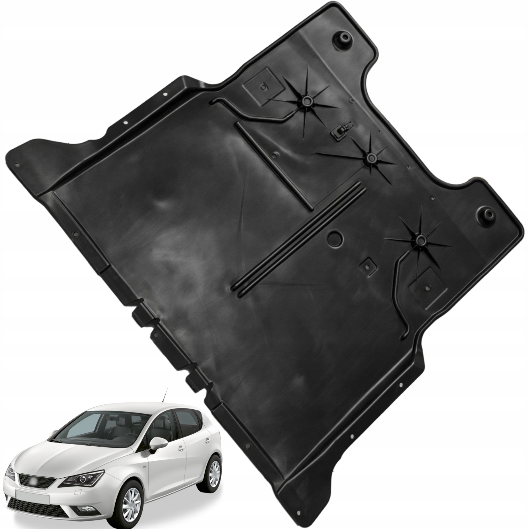 Kryt pod motor Spodní Deska Pampers Seat Ibiza V 17r+ Polypropylen Jako Oe