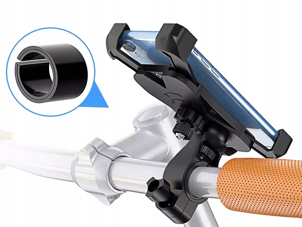 UCHWYT ROWEROWY STABILNY MOCNY NA TELEFON DO TELEFONU MOTOR KIEROWNICĘ 360 Marka Verk Group