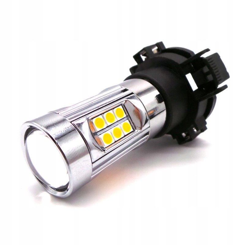 PY24W żarówka LED 12V CANBUS mocna pomarańczowa