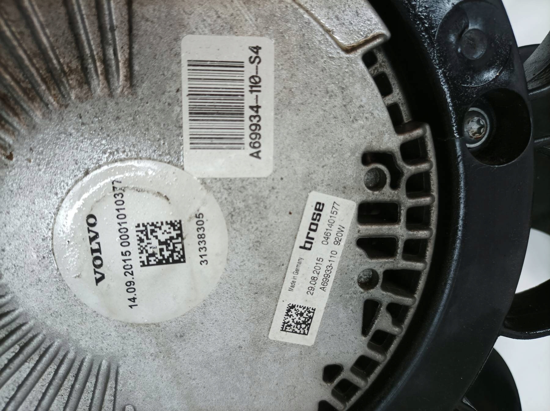 ventilátor chladiče 2.0 D 31338305 Volvo XC 90 II (2015- )
