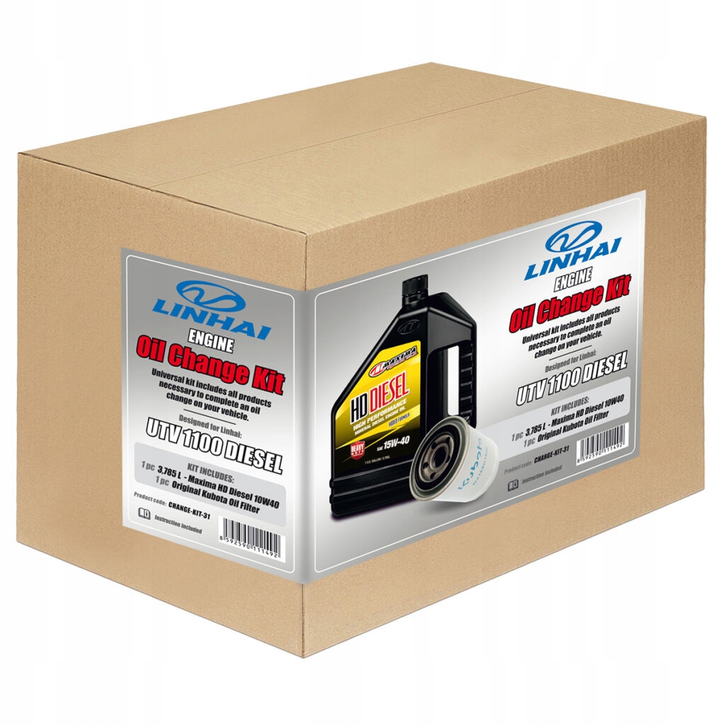 Sada na výměnu motorového oleje filtr Linhai Utv 1100 Diesel