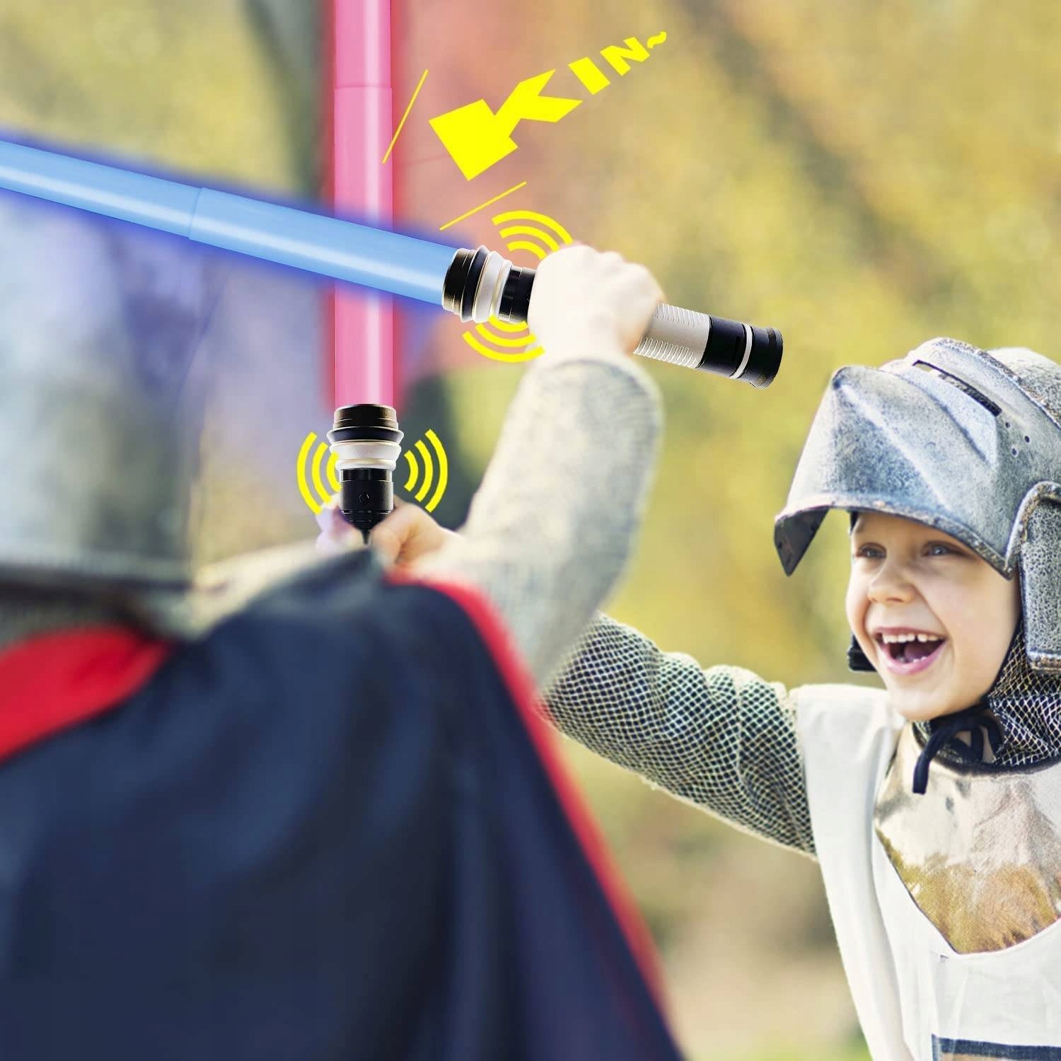 MIECZ ŚWIETLNY DŁUGI PODWÓJNY GWIEZDNE WOJNY 132CM 2 MIECZ WOJOWNIK ŚWI - Certyfikaty, opinie, atesty CE