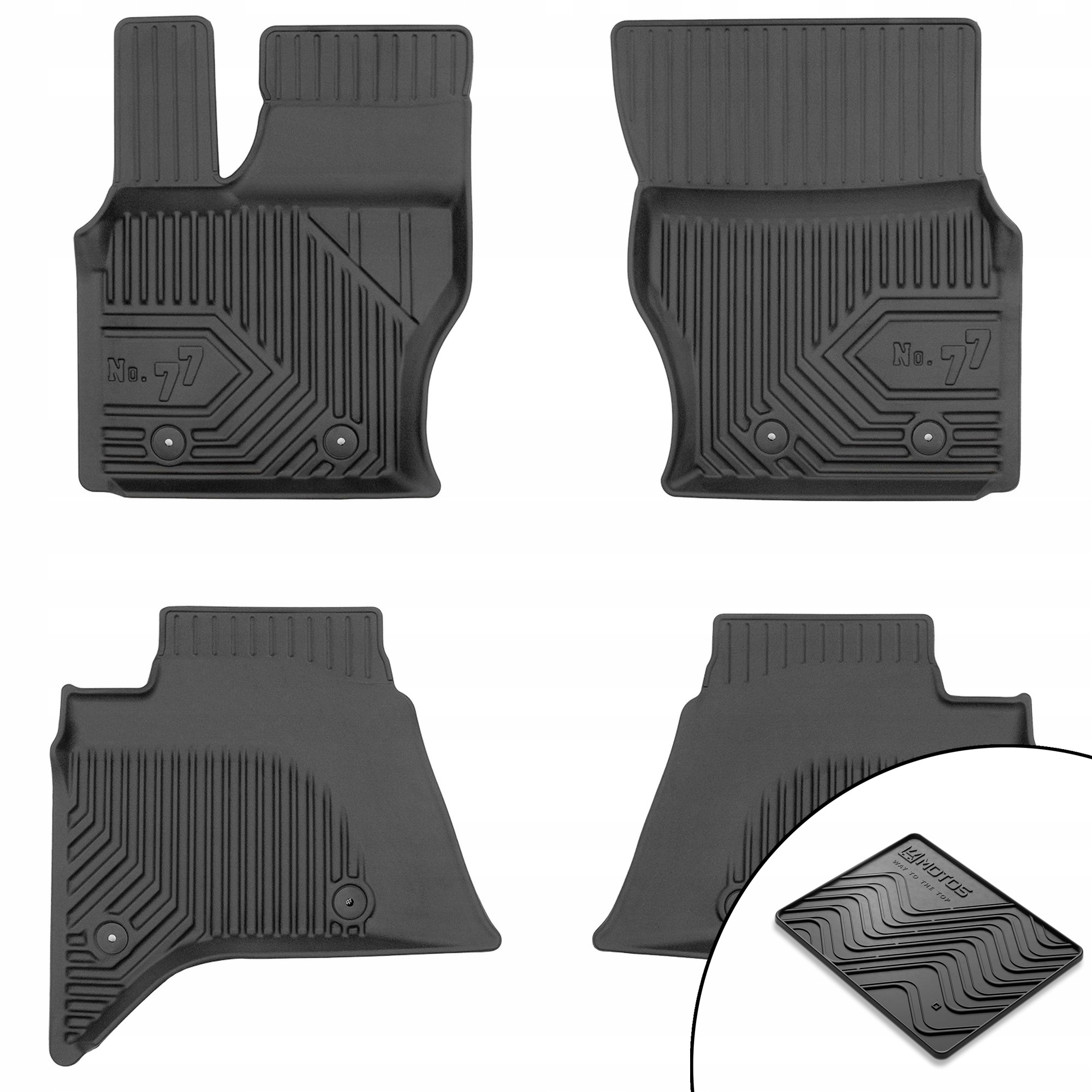 Gumové koberce č. 77 Land Rover Range Rover IV 2012-2021 podložka bonus