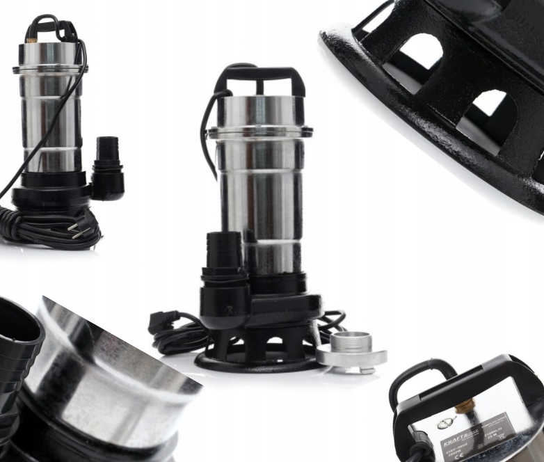 Pompa Do Wody Brudnej Ścieków Szamba Z Rozdrabiaczem 2900W 26000l/H