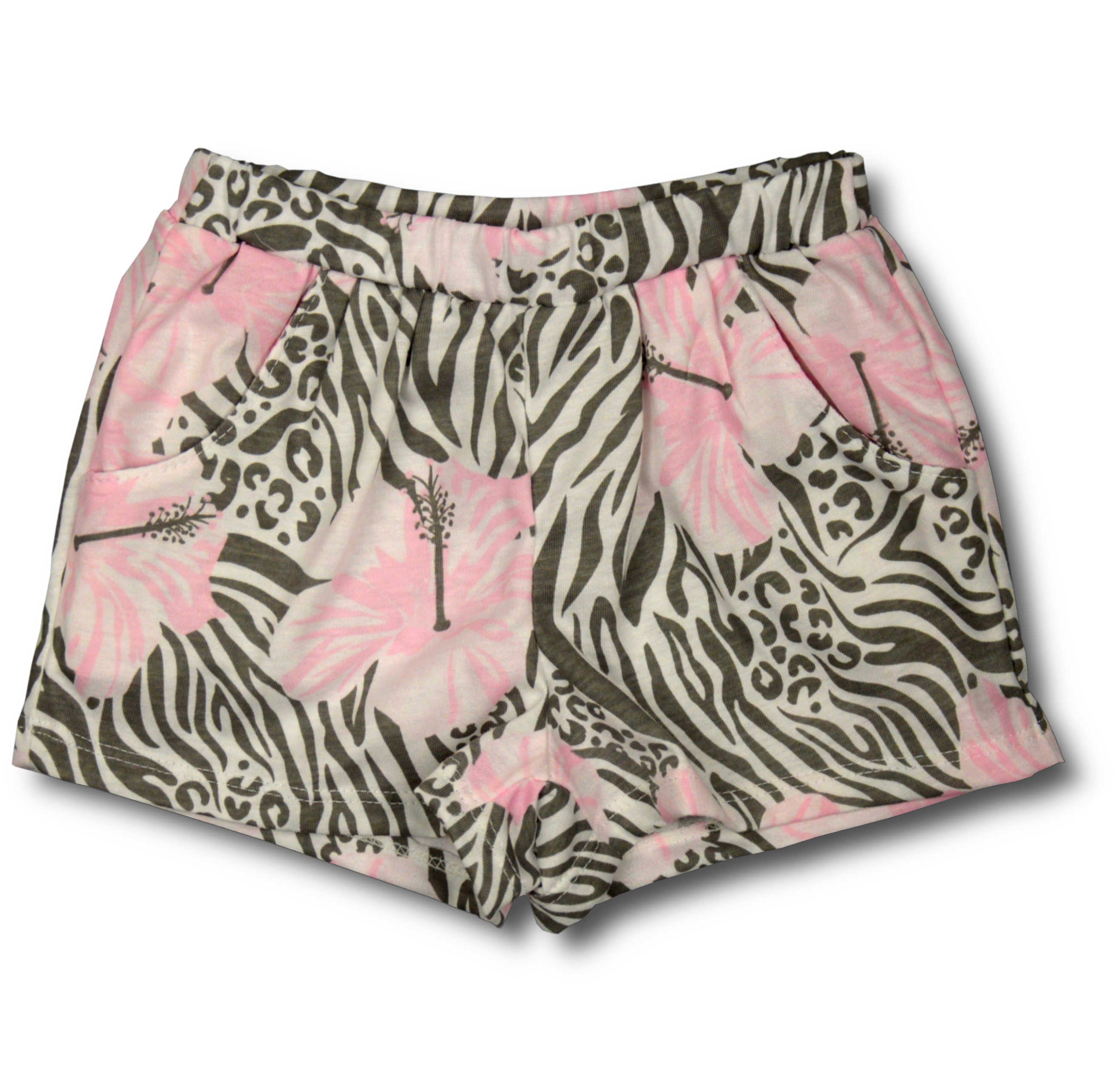 

Krótkie Spodenki Dziewczęce 92 zebra Bawełniane