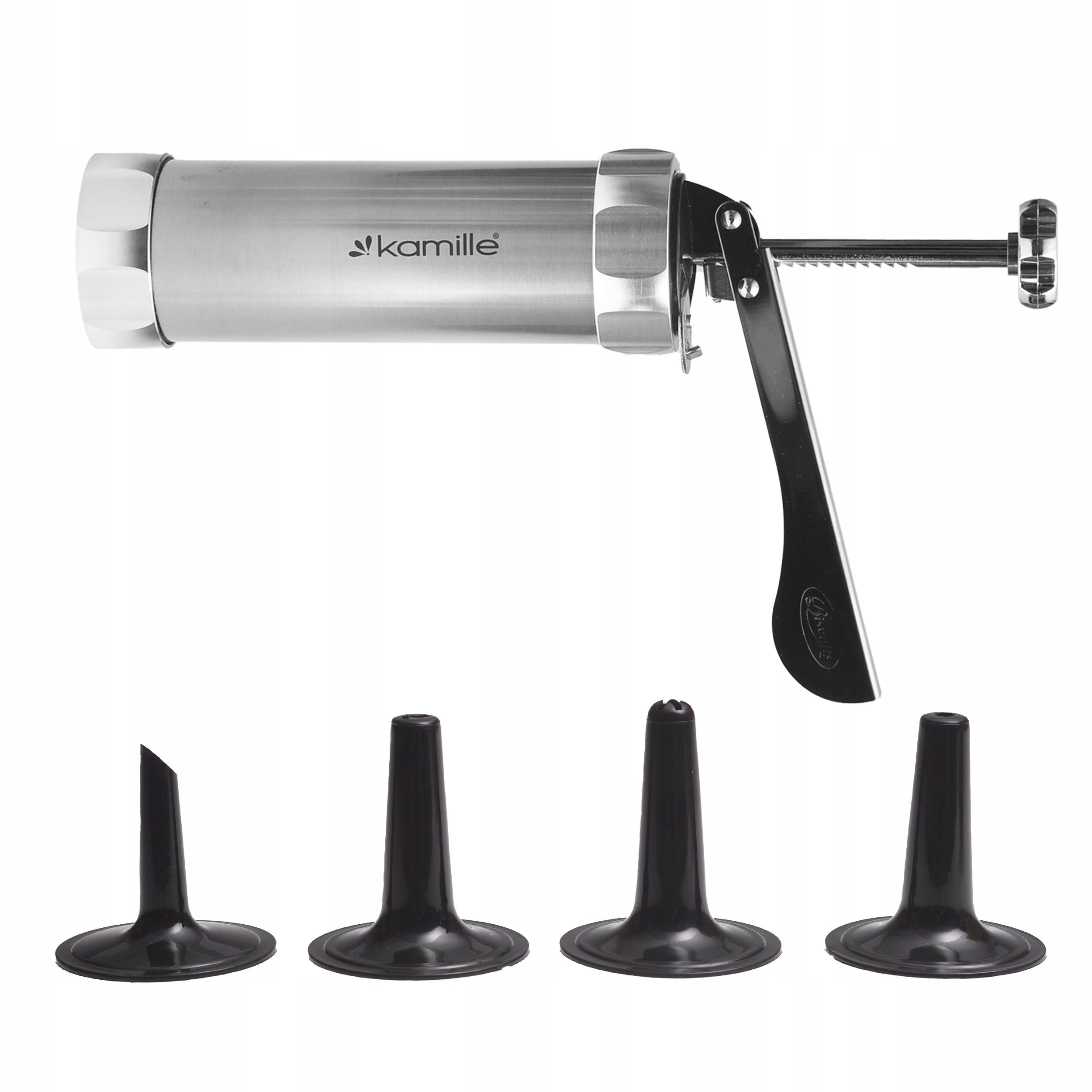 MASZYNKA PRASKA DO CIASTEK CIASTA DEKORATOR TORTÓW SZPRYCA DO OZDÓB KAMILLE Kod producenta KM3009