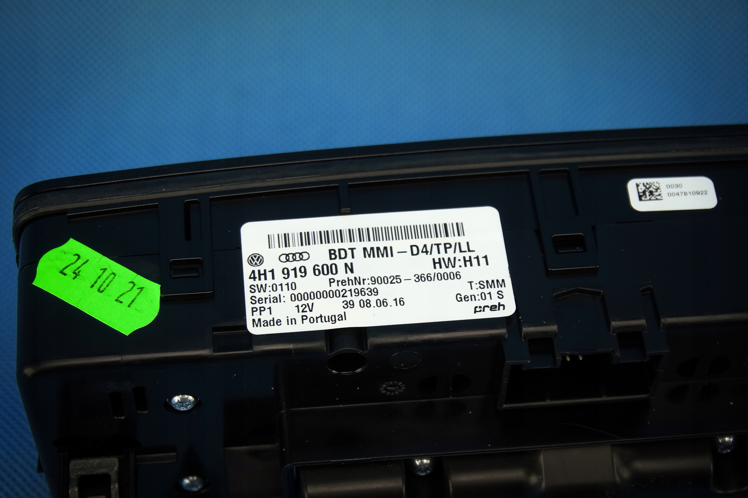 Bedienteil Touchpad MMI Audi A8 4H1919600N