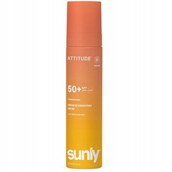 Attitude Sunly Mineral Spray Spf 50 Minerální sprej na opalování 75 ml