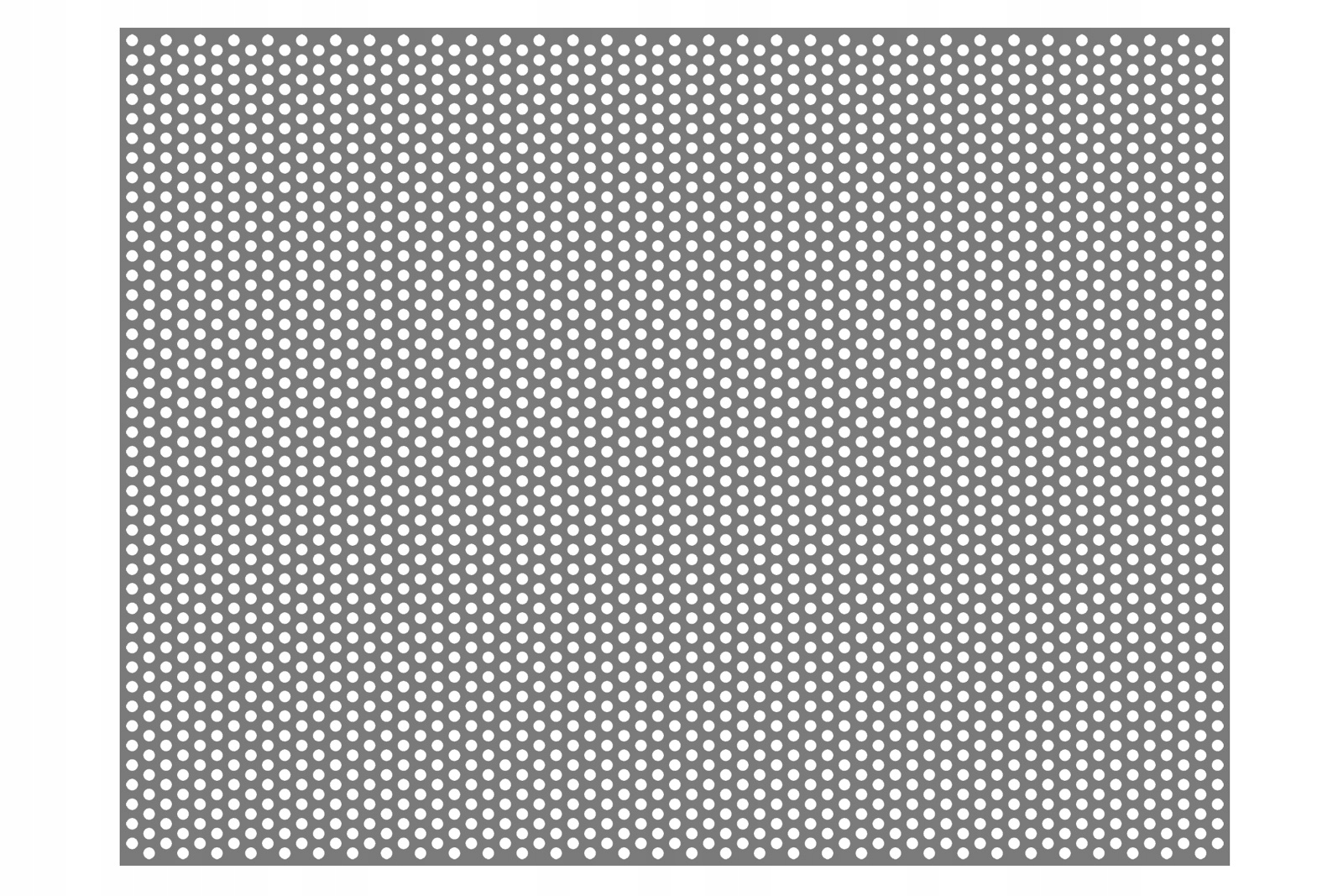 BLACHA PERFOROWANA 200 x 200 OC gr. 1 KOŁA 2 mm Grubość 1 mm