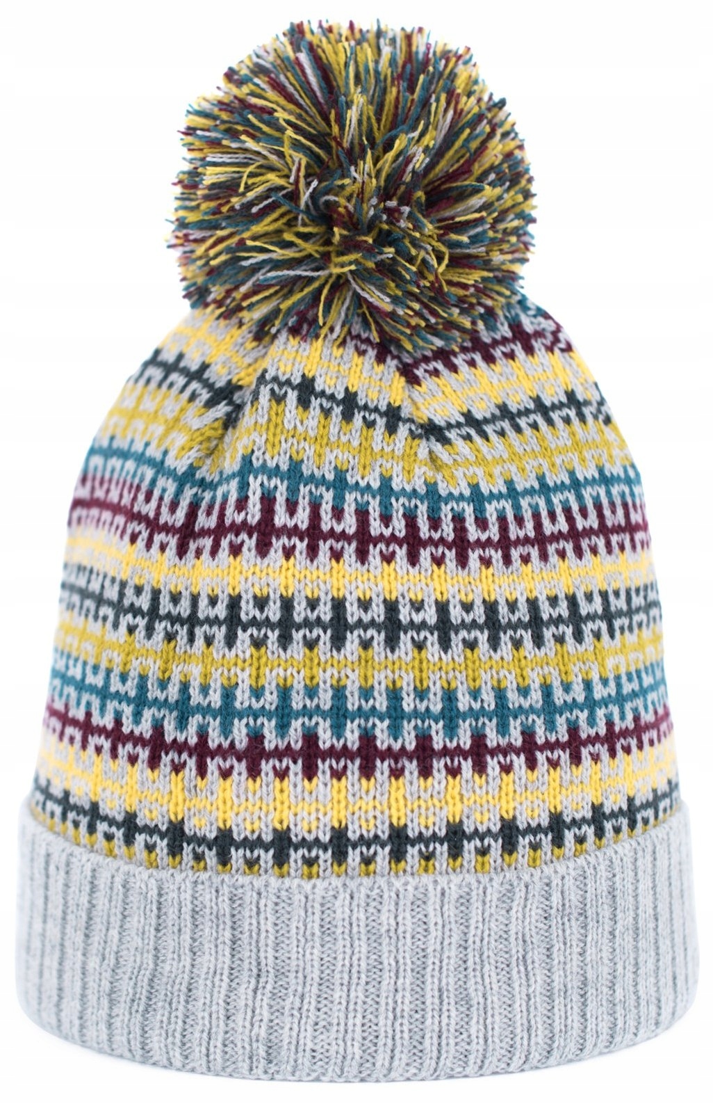 

Szaleo Czapka kolorowa Pattern Pompon cz18335-1