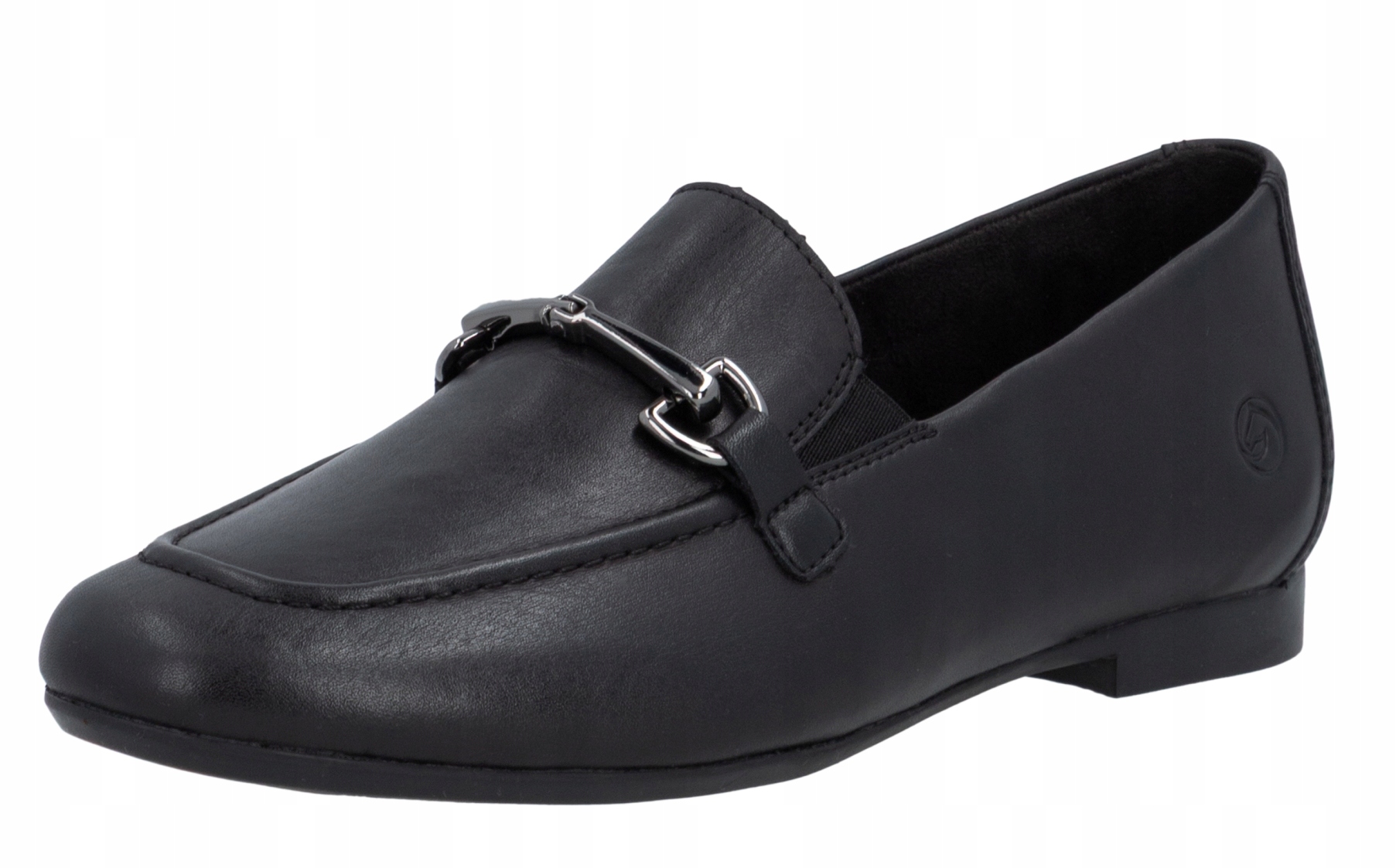 Remonte D0K13-00 vel.39 černé kožené mokasíny polobotky lordsy Rieker