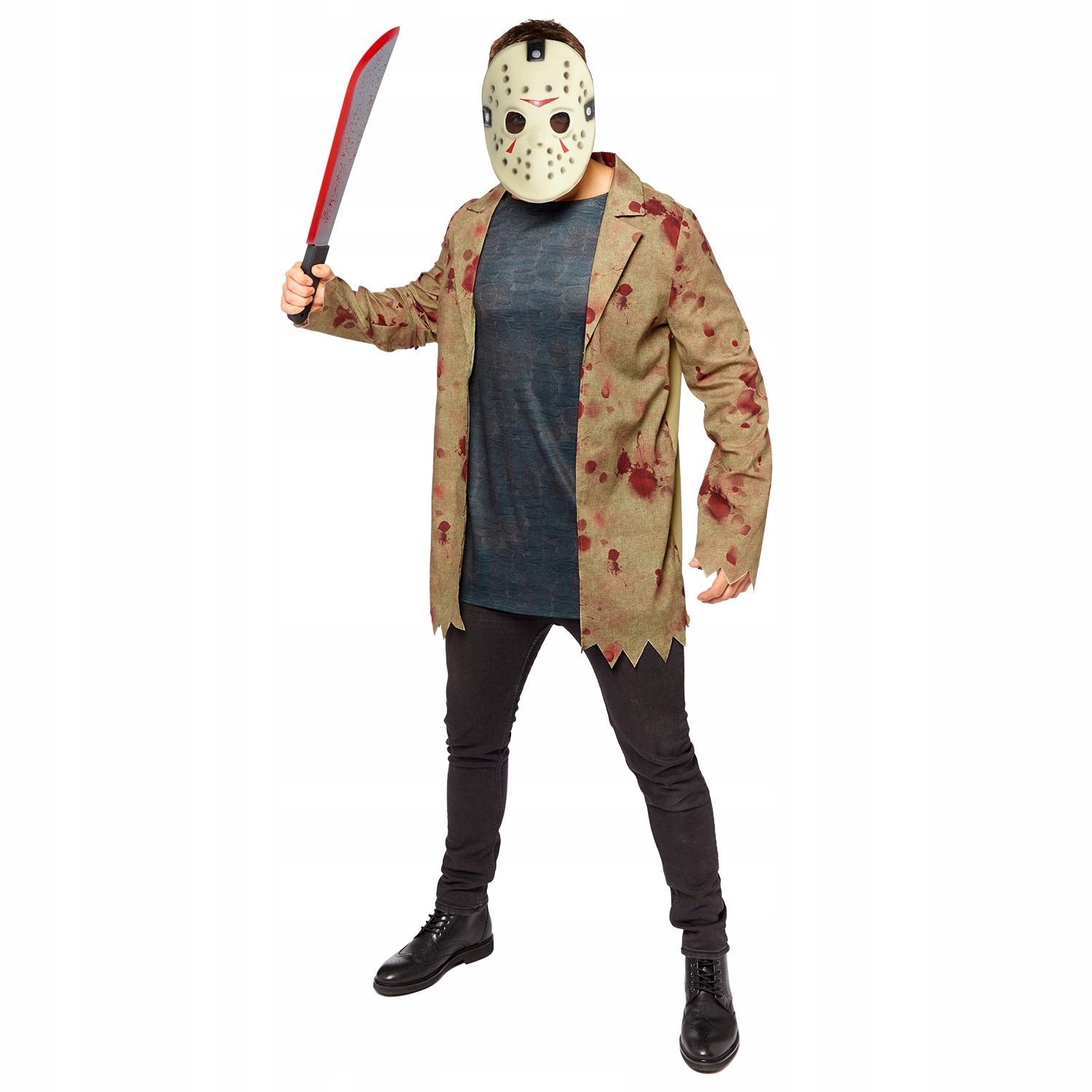 Kostým Jason Pátek 13. hororového Halloweenu pro dospělé, vel. L