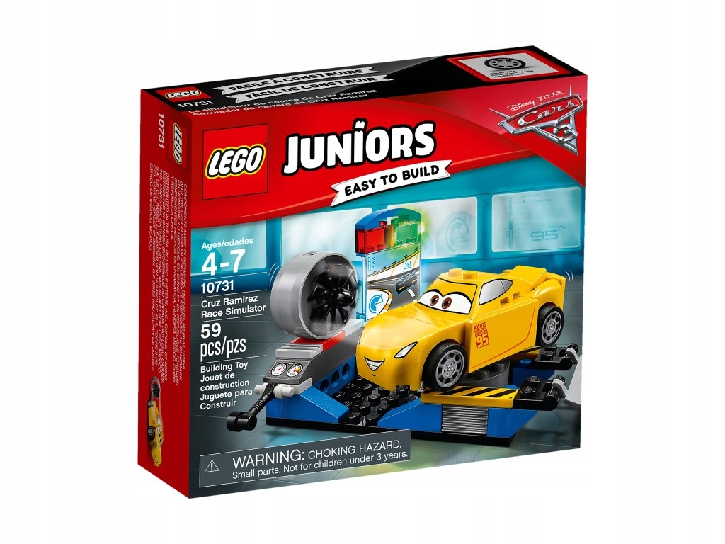 Lego Juniors 10731 Simulátor závodu Cruz Ramirez Nové