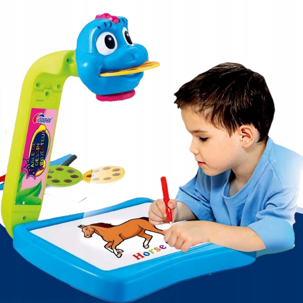 PROJEKTOR RZUTNIK DO NAUKI RYSOWANIA ZE SLAJDAMI Szerokość produktu 18 cm