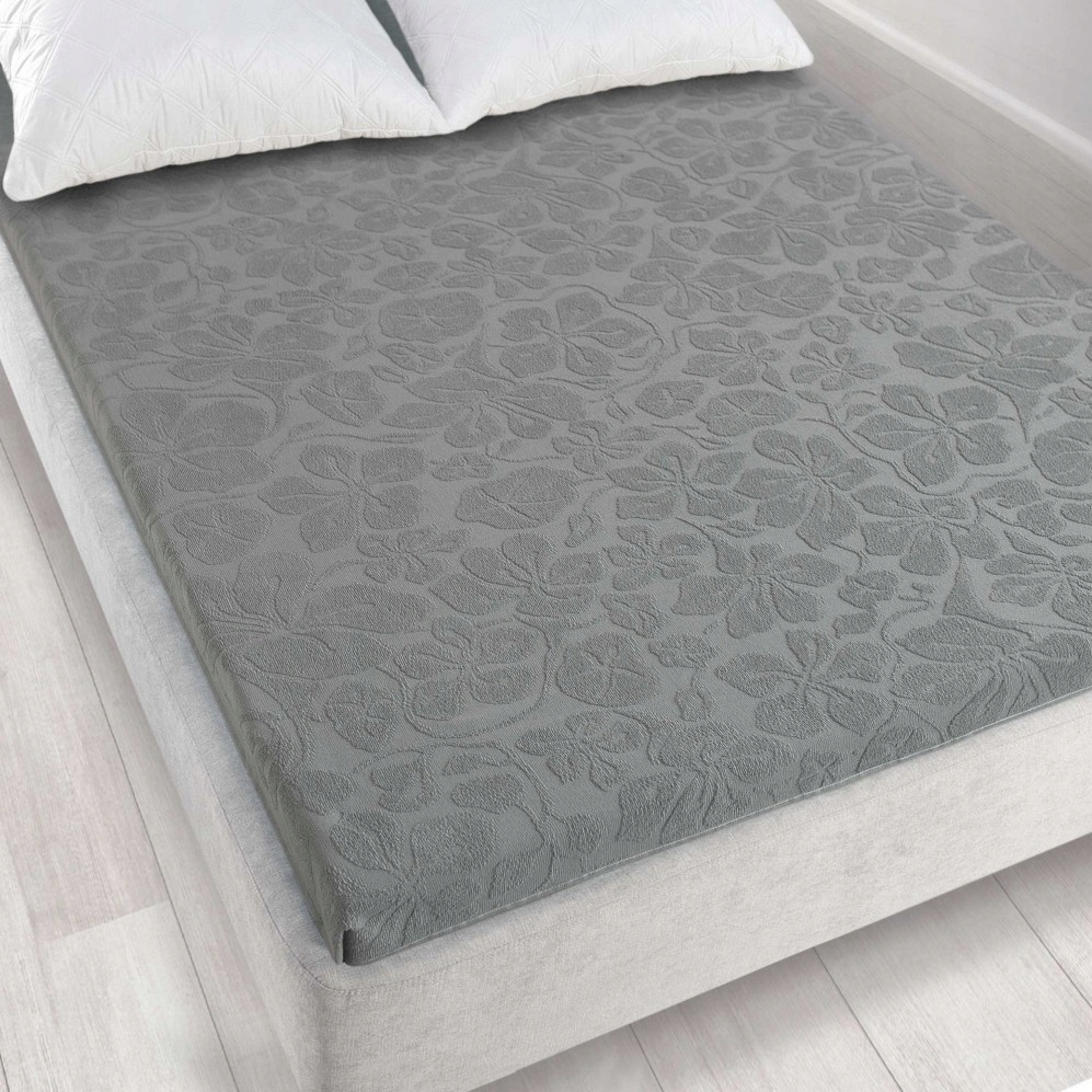 Zwoltex Tulipán 6 Prostěradlo prostěradlo bez gumičky šedé 275 g 150 x 205 cm