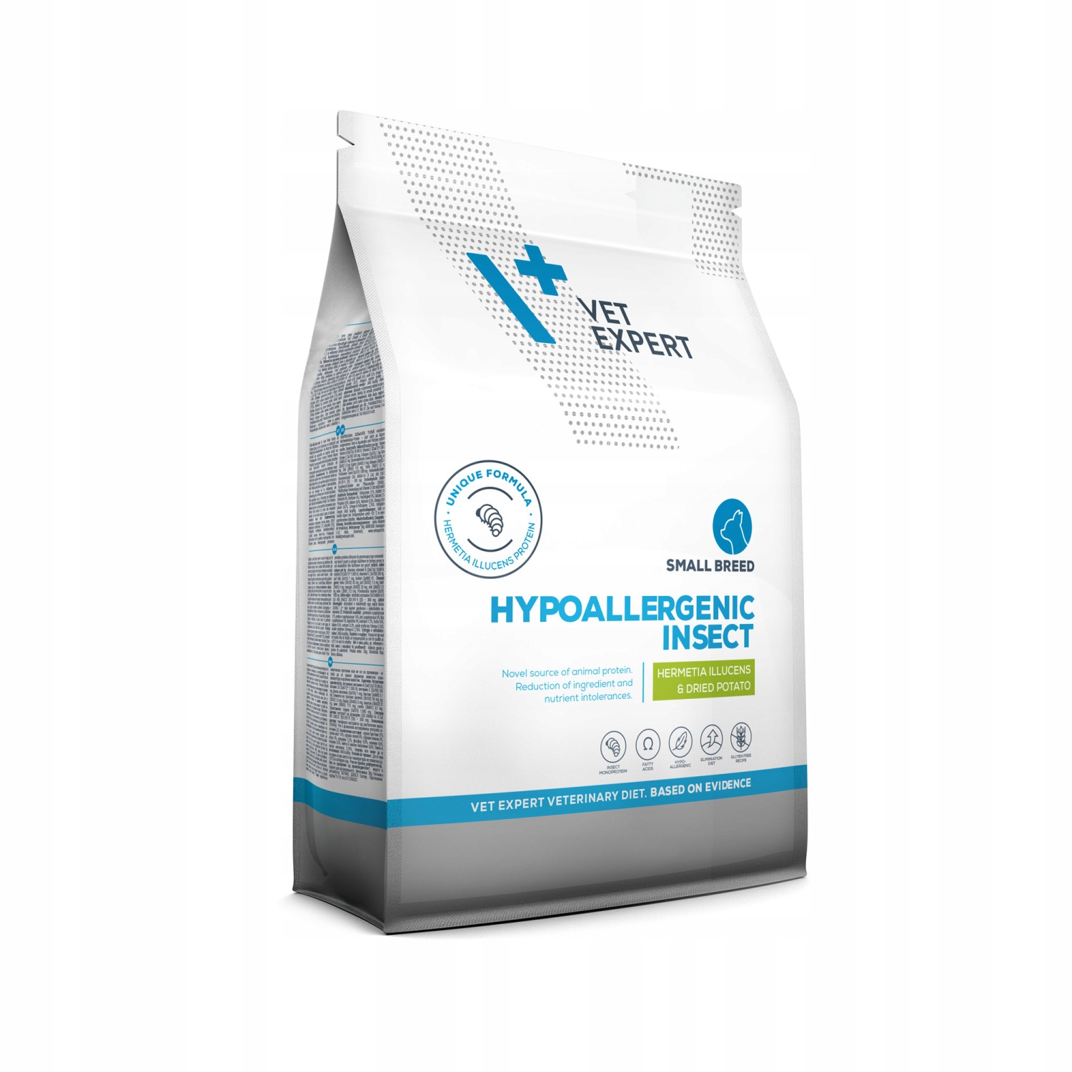 Levně 4T VetExpert Hypoalergenní krmivo proti hmyzu pro psy Malé 2 kg