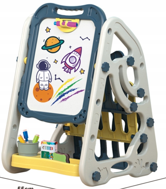TABLICA EDUKACYJNA MAGNETYCZNA KREDOWA DWUSTRONNA Szerokość produktu 55 cm